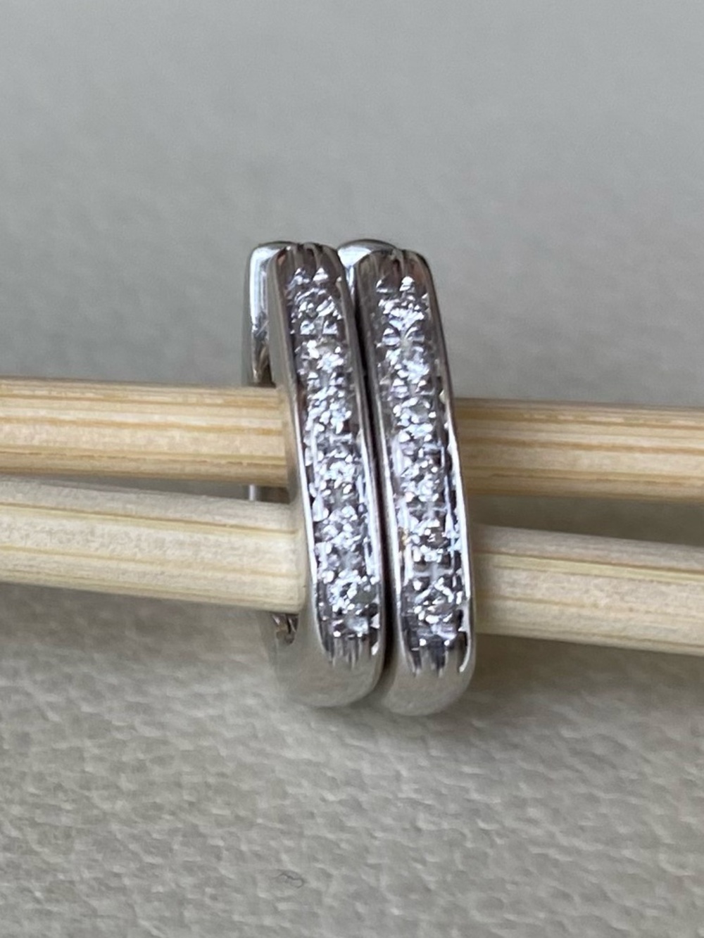 💕Host Pick💕18k white gold Diamond earrings purchased in Italy 🇮🇹 - appraisal inc - Picture 3 of 13